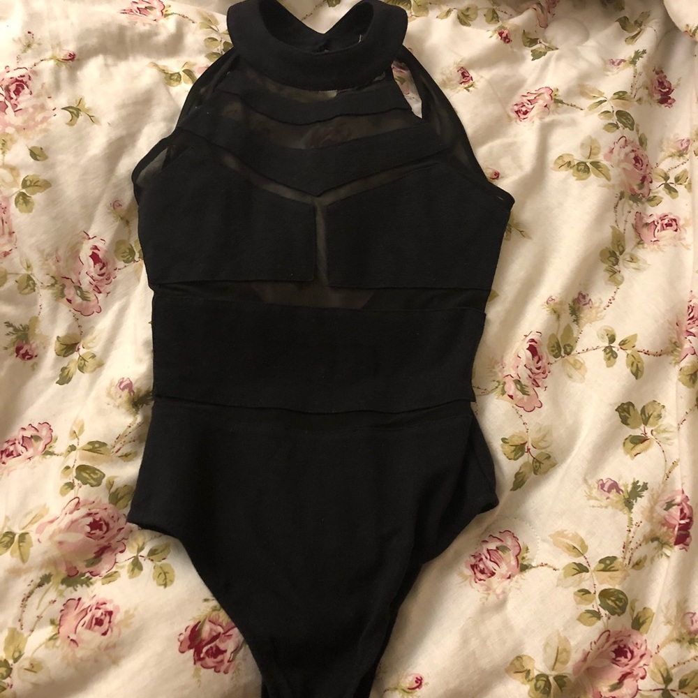 Sexy Sparkle & Fade urban outfitters mesh bodysuit